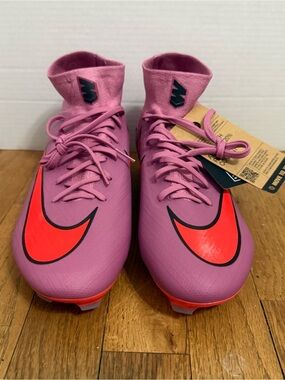 Nike Mercurial Superfly 10 Pro Fg Magic Flamingo Total Crimson Sz 9.5 HF9433-600